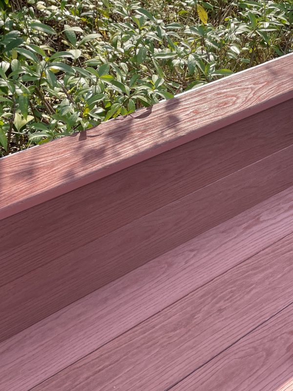 red NewDeck Padouk Red 244×20x2.8cm