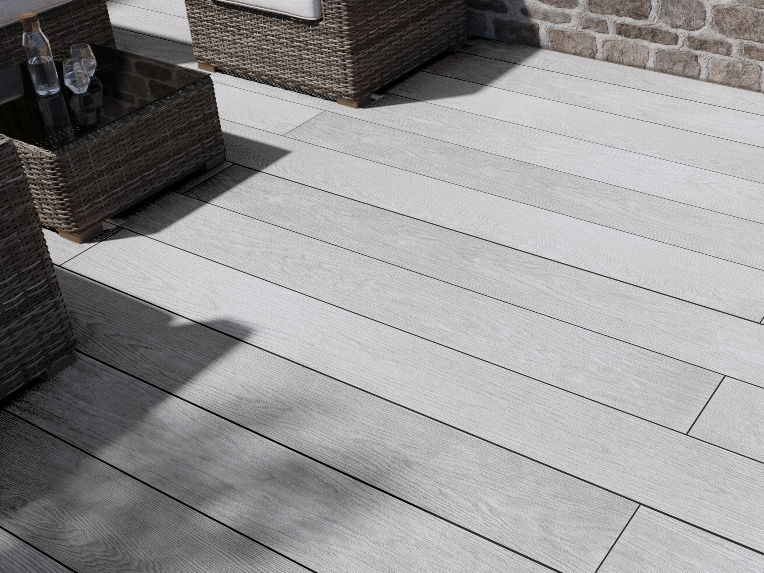 NewDeck terras bij een zwembad